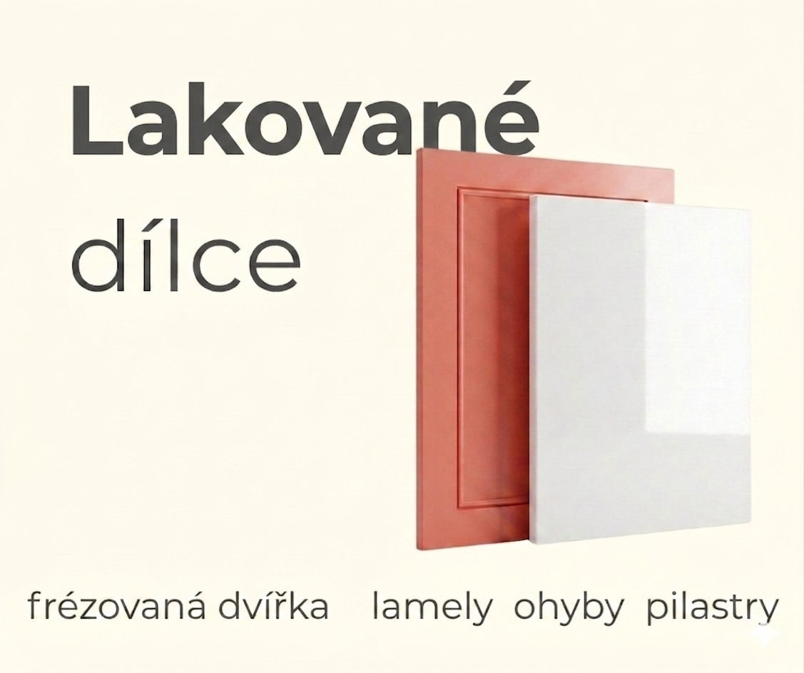 Lakovaná dvířka